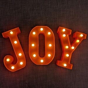 Christmas JOY Letter Sign